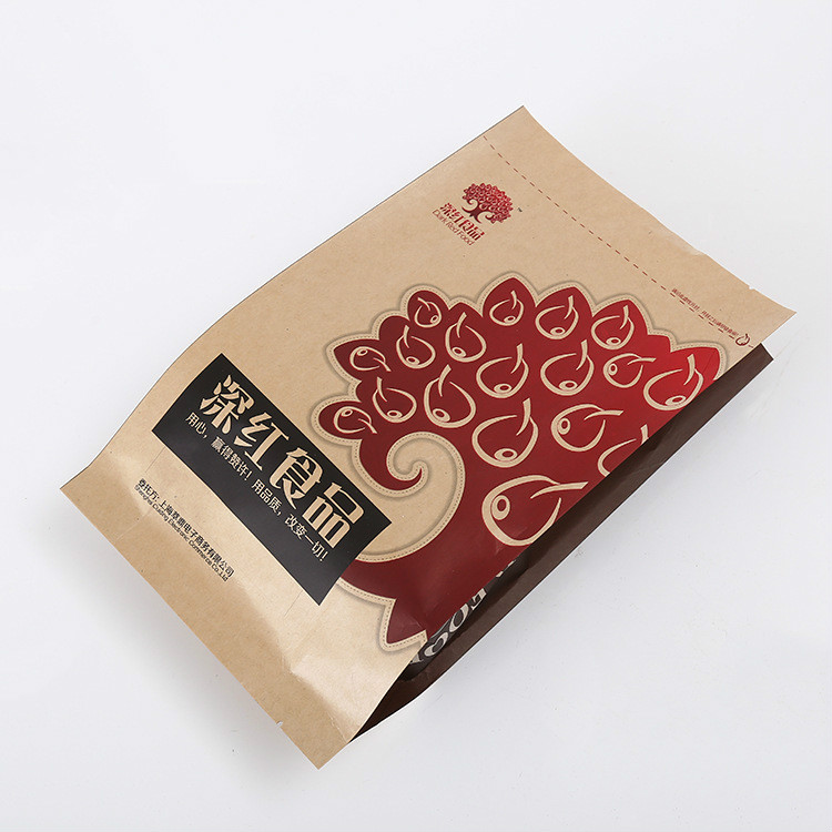 四边封食品牛皮纸袋