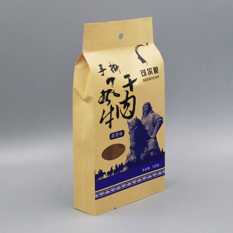 背封牛皮纸风干牛肉干袋